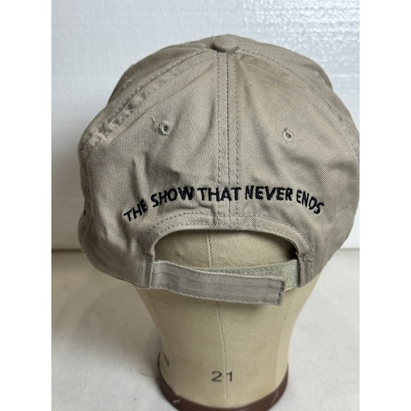 Hard Rock Cafe 40th Anniversary Cap Hat Tan‎ Snapback Adjustable Baseball Beige - Picture 3 of 7